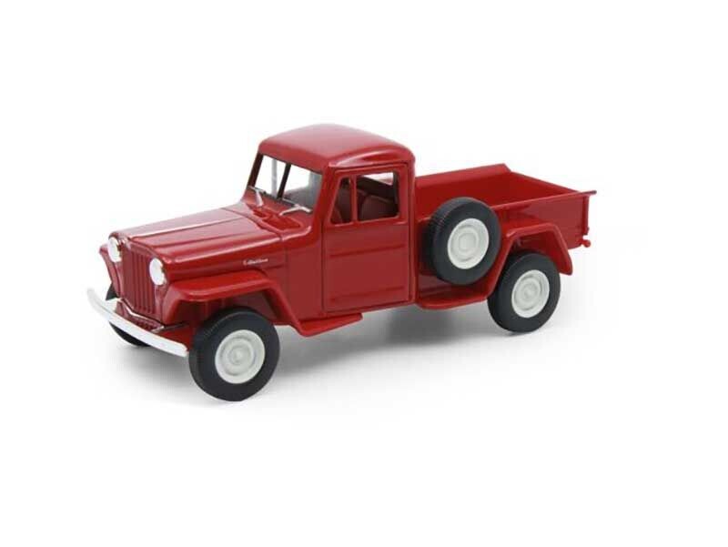 Welly Jeep Willys pickup 1947 1:34 červený